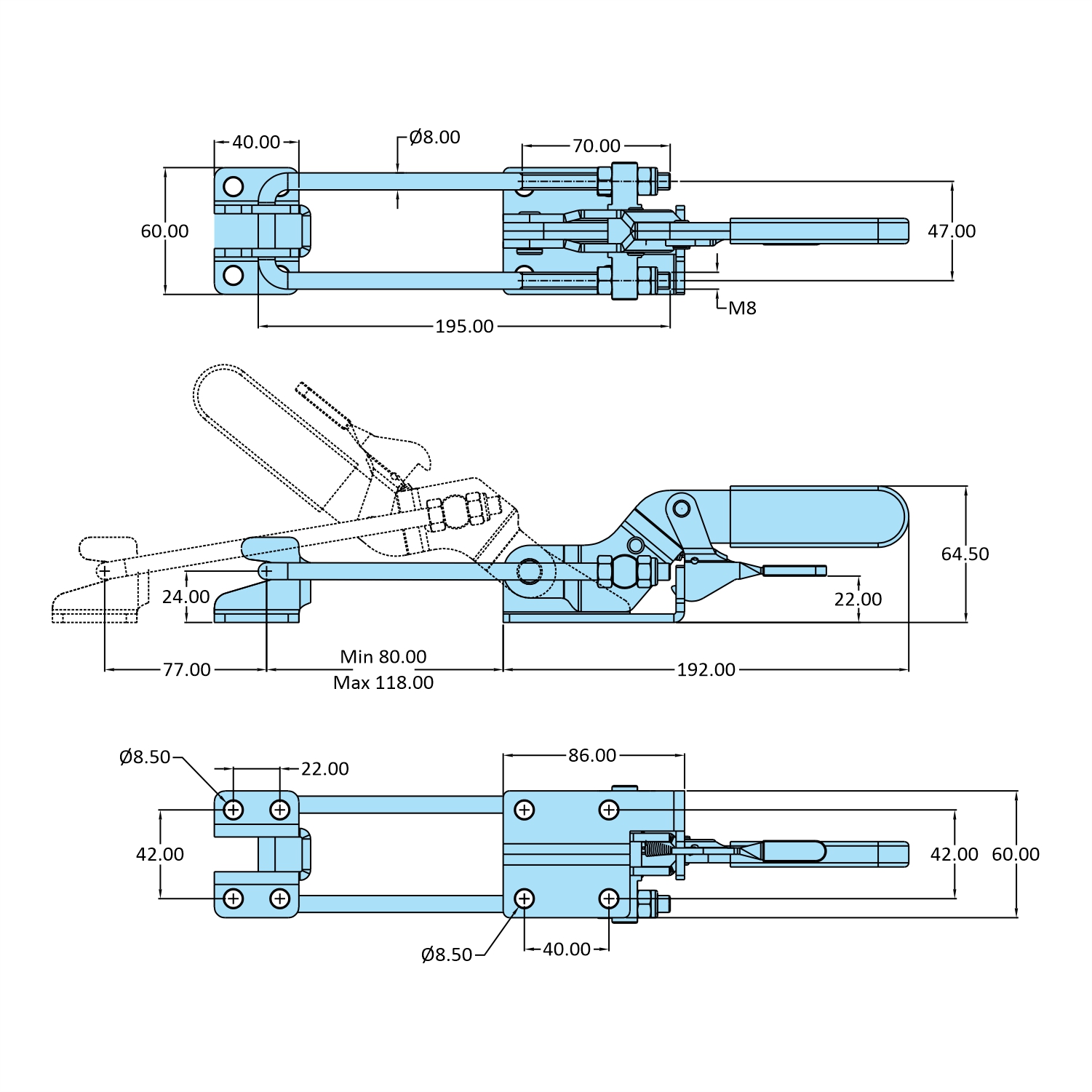 PAH-5442-TRIG-M50-SS