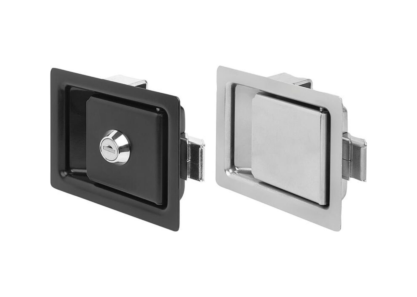K2487 Snap locks, steel or stainless steel, with fold-down grip ...