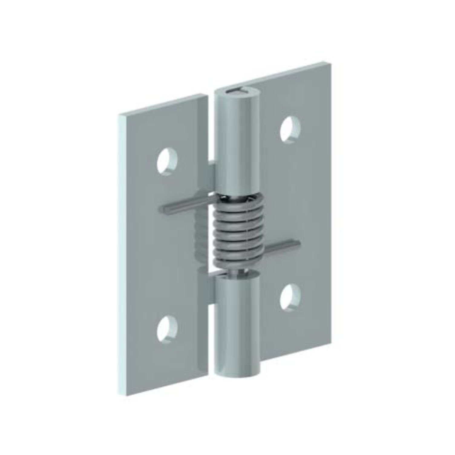 Opening Spring Hinges 50 mm Long - Rolled Knuckle Spring Hinges
