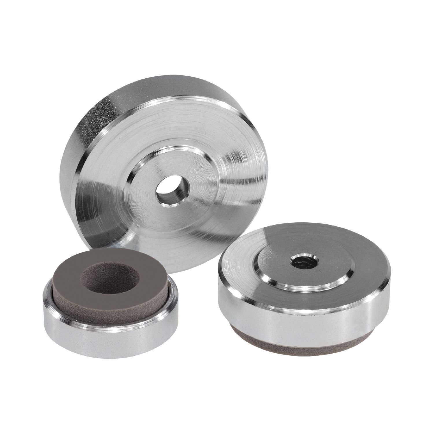 Machine Foot Step Modifiaction Image K0670 Machine feet with vibration absorption - Steel-Smith