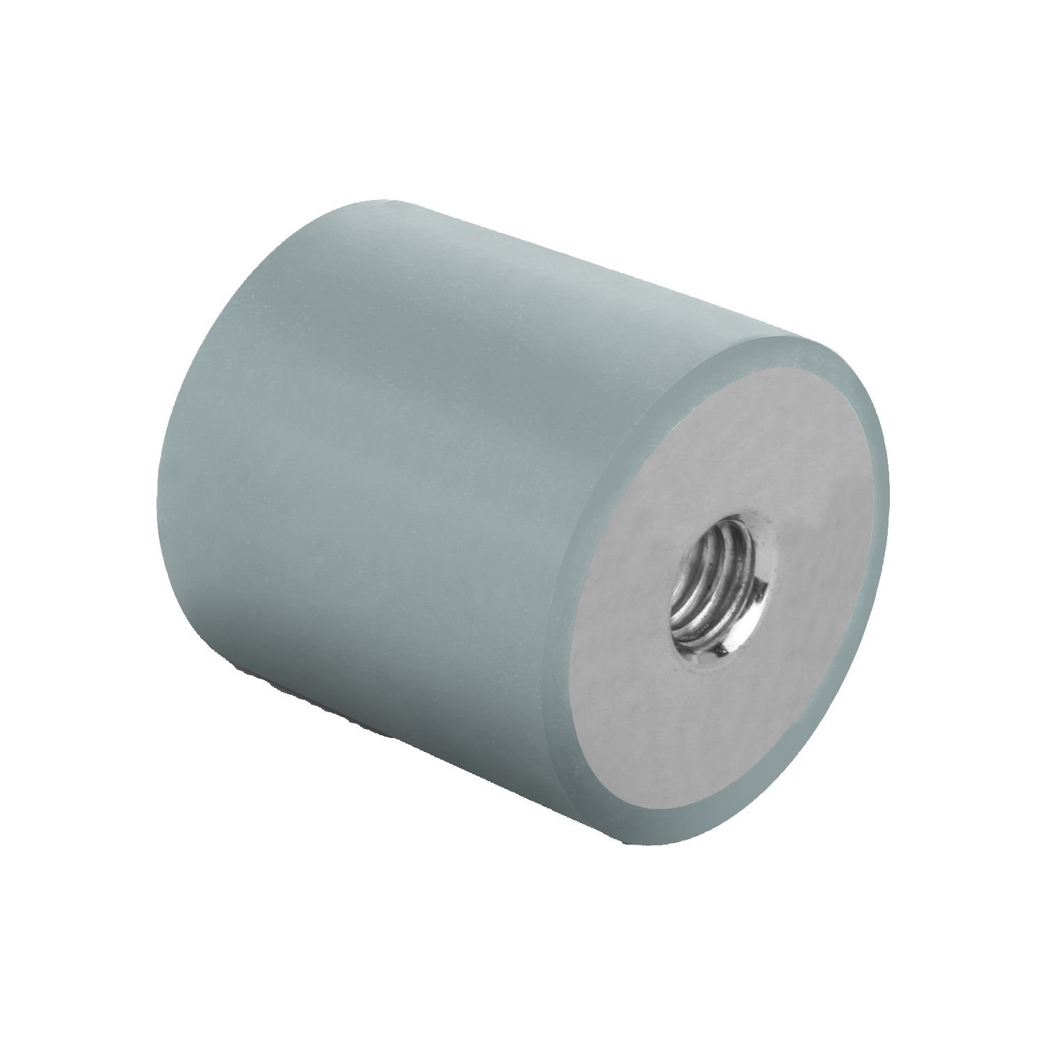 K1320 Rubber buffers stainless steel type C cylindrical with internal ...