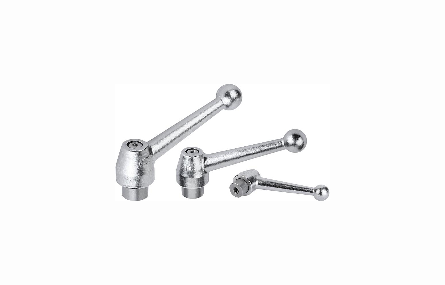K0121 Clamping levers with internal thread, stainless steel