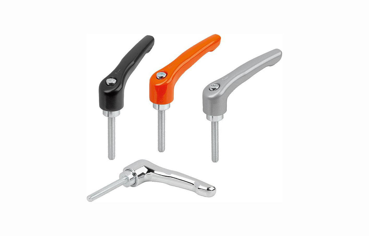 K1659 Clamping levers, zinc