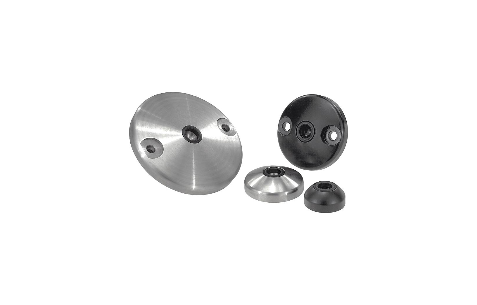 K0416 Swivel feet plates die-cast zinc or stainless steel