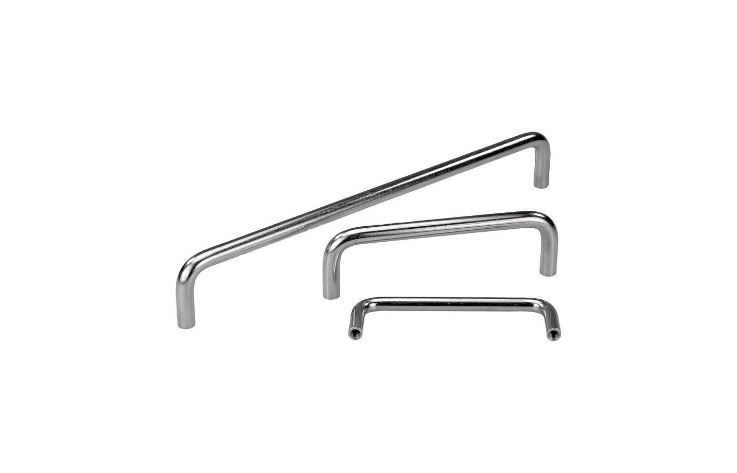 K0206_Pull Handles stainless steel, round profile