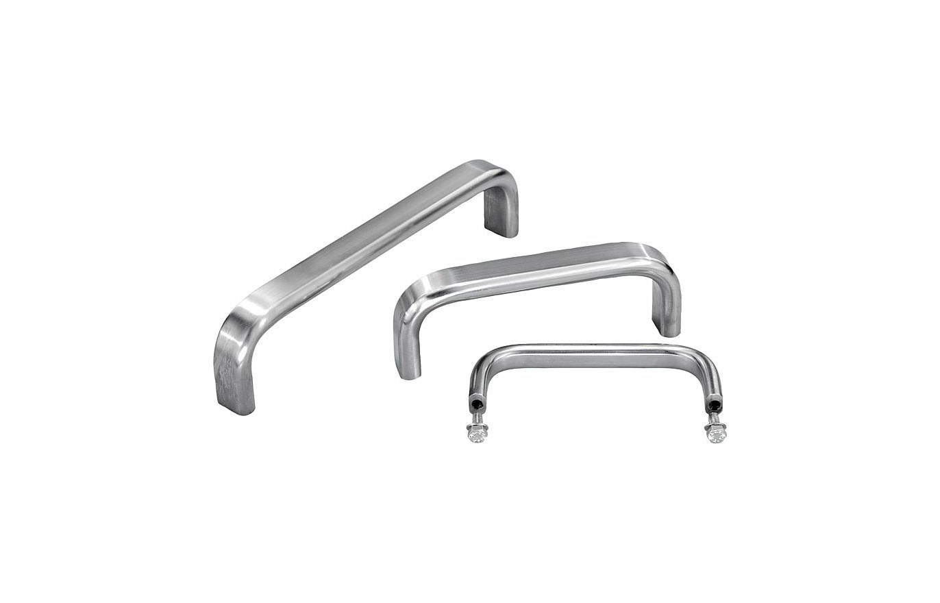K0208_Pull Handles stainless steel, rectangular profile