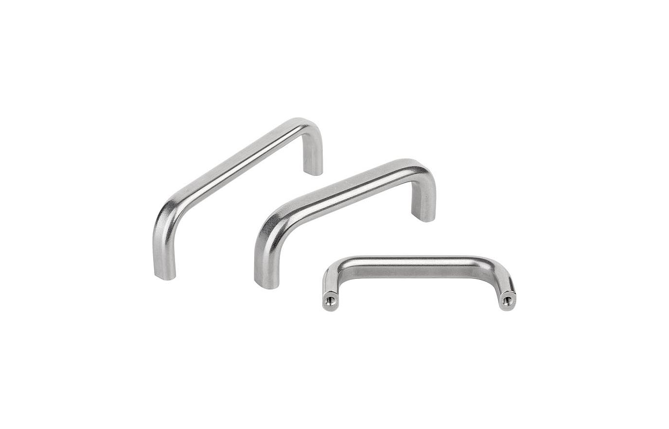 K1086_Pull Handles, stainless steel, round profile, metric