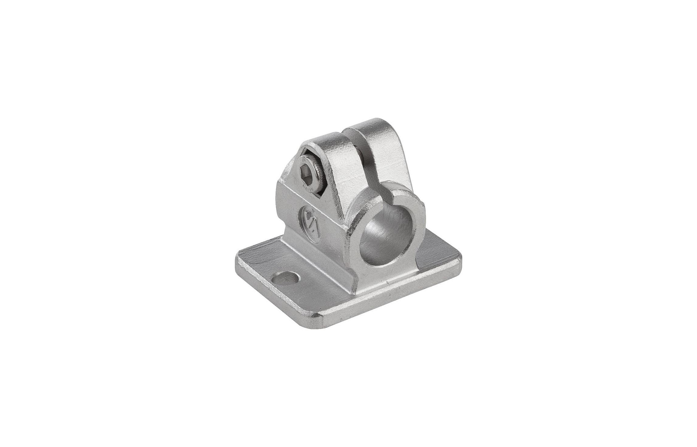 K0479_Tube clamps flange stainless steel