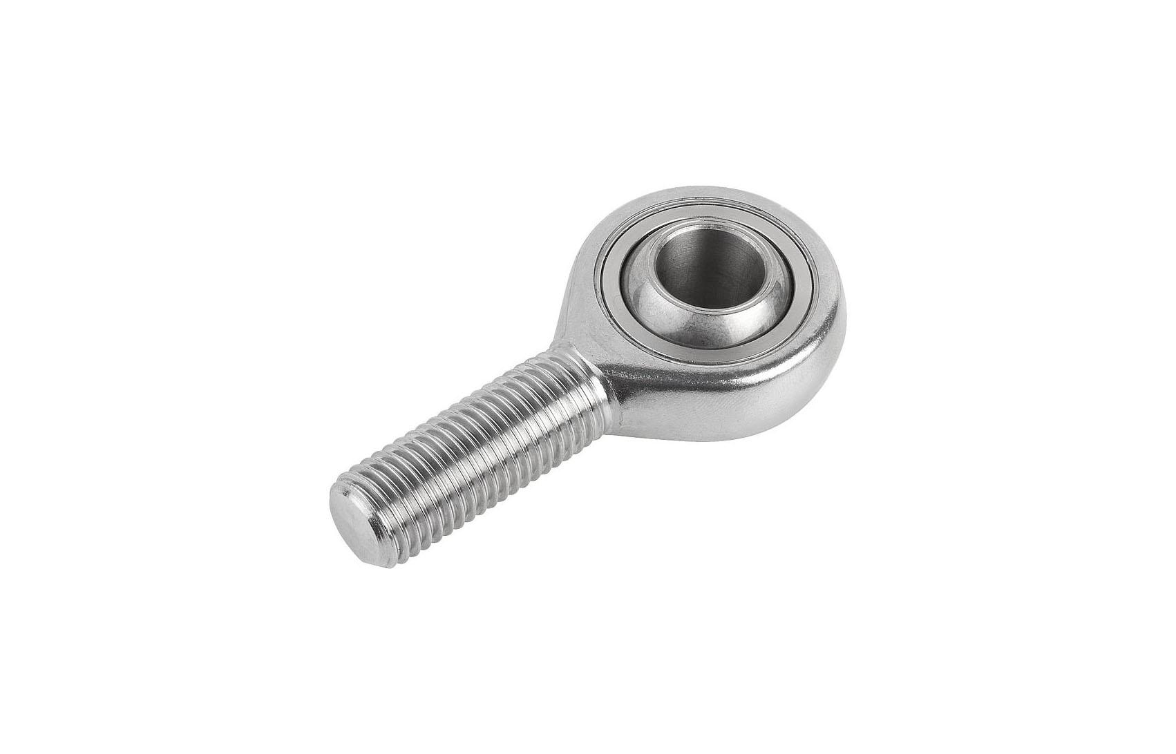 K0720_Rod ends with plain bearing external thread, stainless steel, DIN ISO
